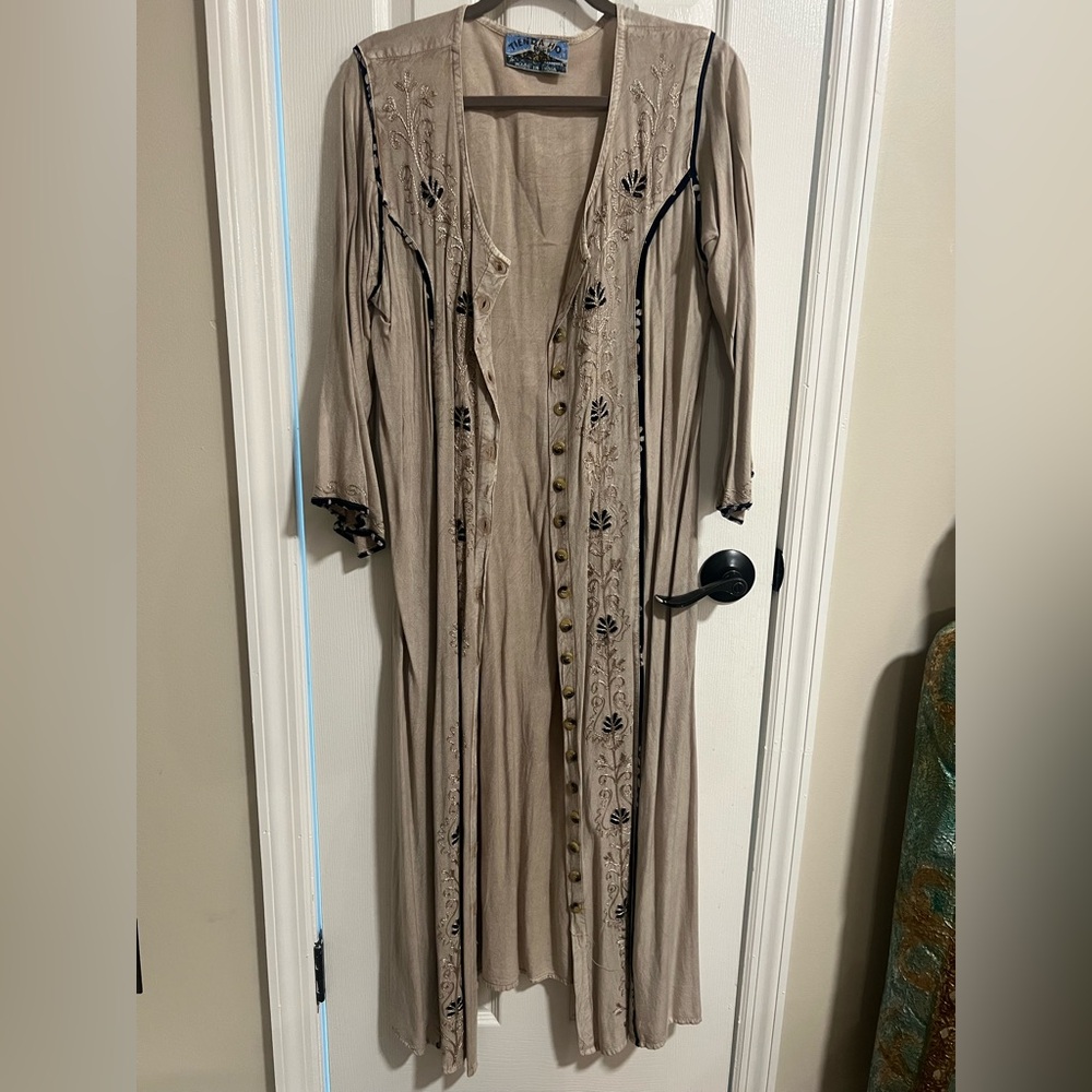 Long Light Cotton Native Jacket